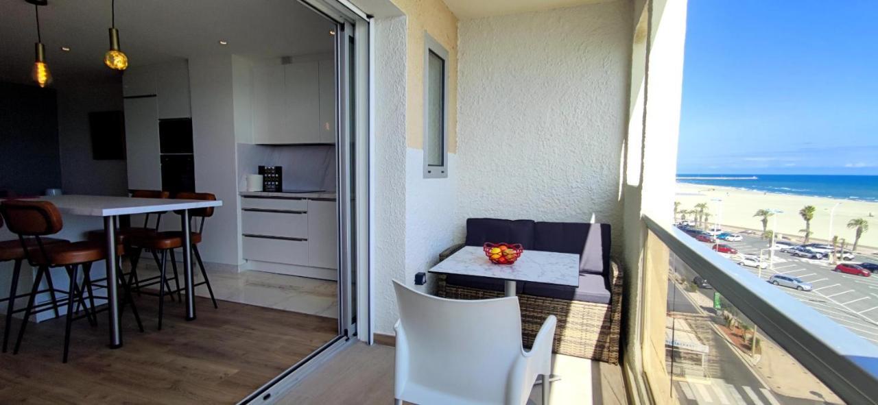 Belle Vue Mer Canet Plage Acces Piscine Couverte Et Chauffee מראה חיצוני תמונה
